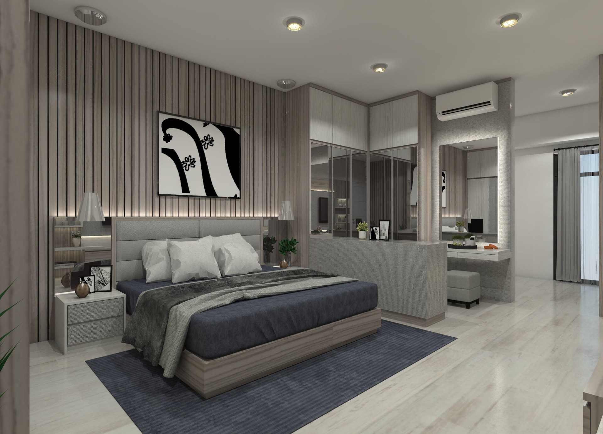 Modern Interior Master Bedroom Design